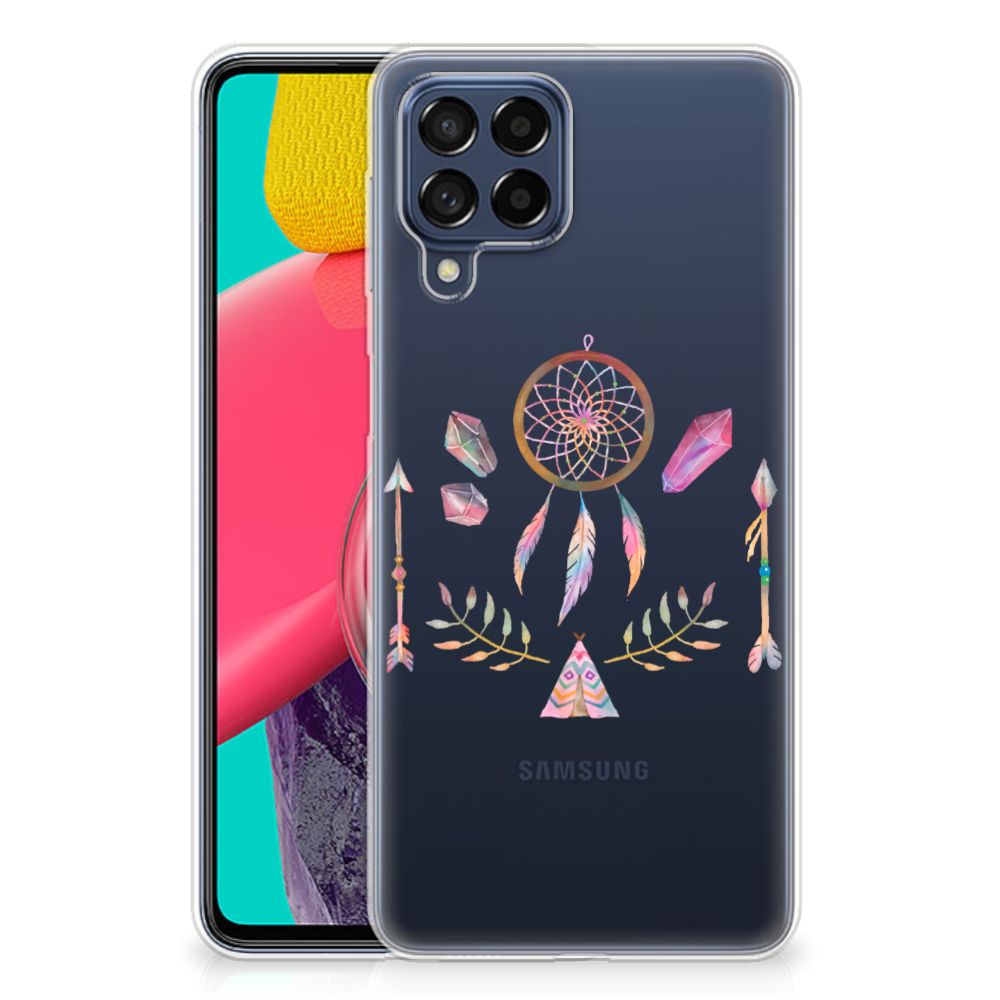 Samsung Galaxy M53 Telefoonhoesje met Naam Boho Dreamcatcher B2C Telecom