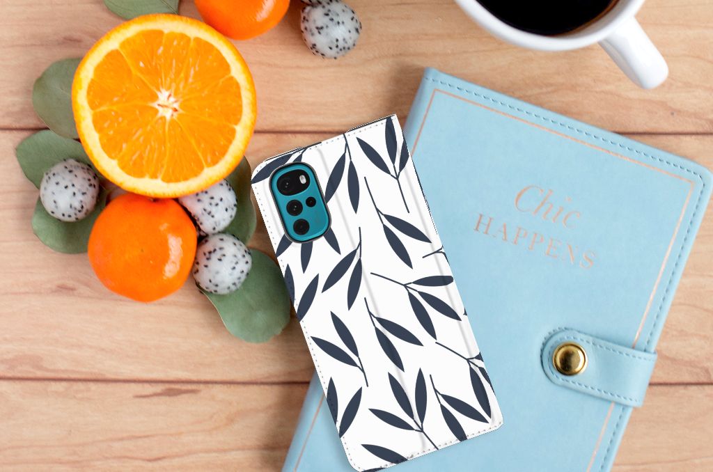 Motorola Moto G22 Smart Cover Leaves Blue - B2C Telecom