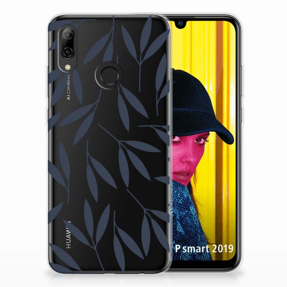 Huawei P Smart 2019 TPU Case Leaves Blue