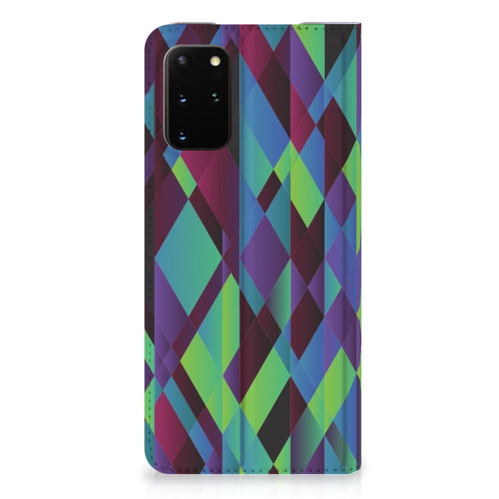 Samsung Galaxy S20 Plus Stand Case Abstract Green Blue - B2C Telecom