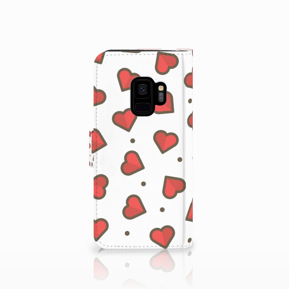 Samsung Galaxy S9 Telefoon Hoesje Hearts
