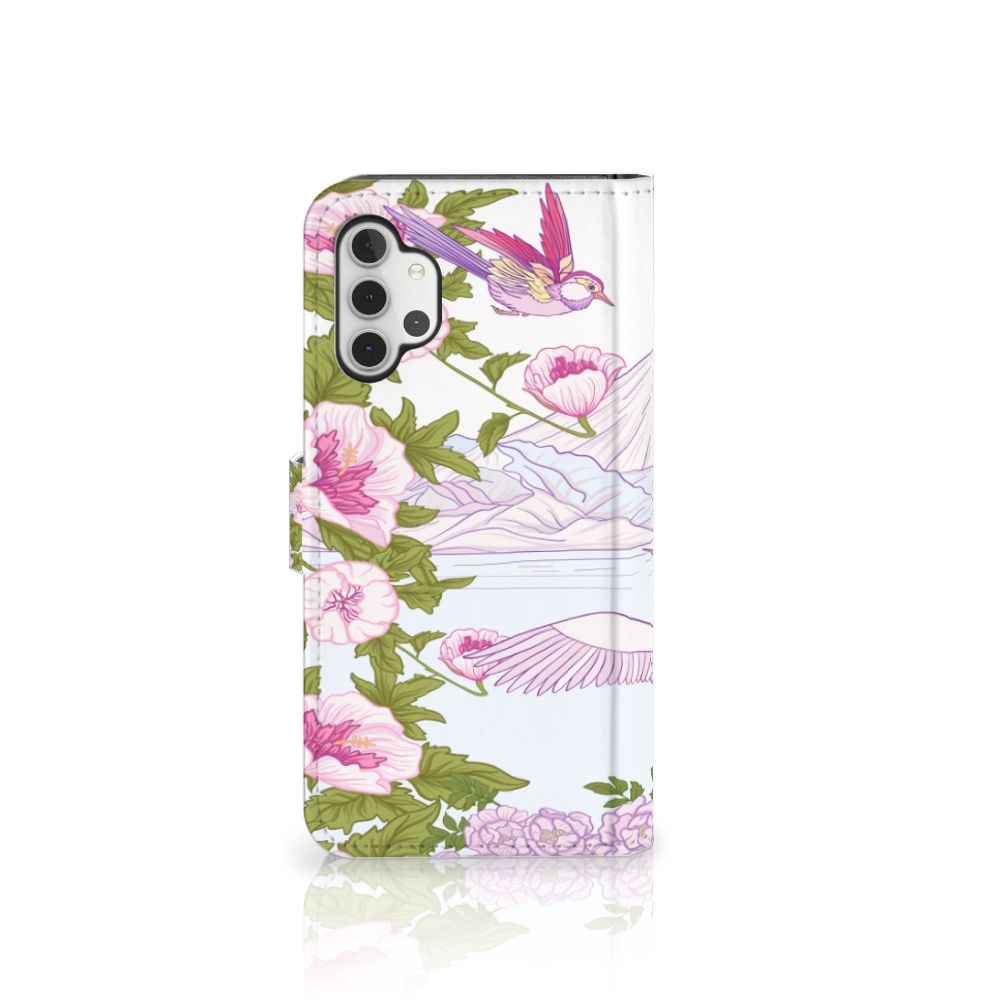 Samsung Galaxy A32 4G Telefoonhoesje met Pasjes Bird Standing