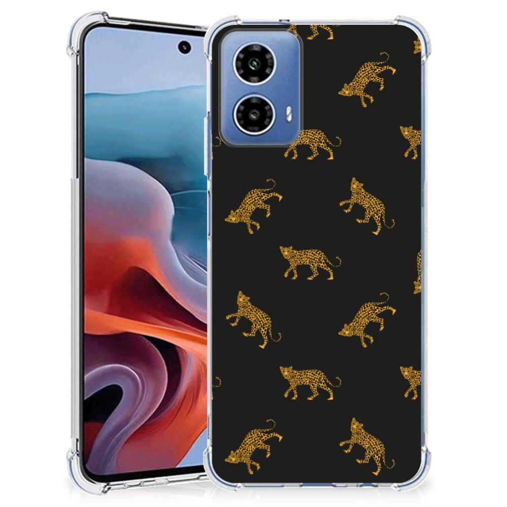 Case Anti-shock voor Motorola Moto G34 Leopards B2C Telecom
