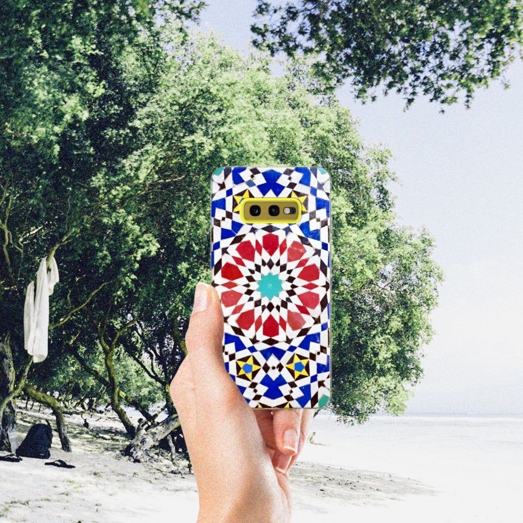 Samsung Galaxy S10e TPU Siliconen Hoesje Mozaïek