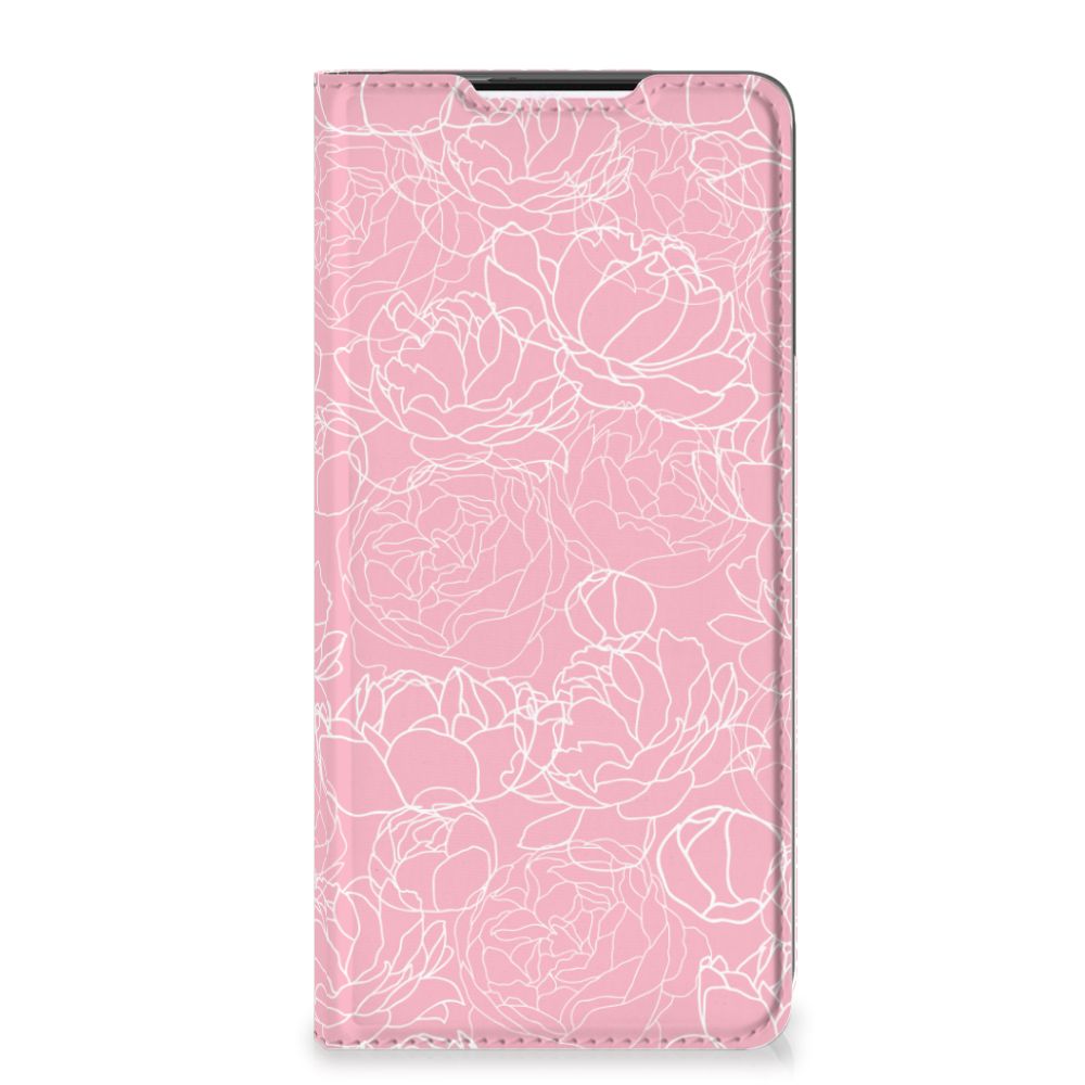 Samsung Galaxy S21 Plus Smart Cover White Flowers - B2C Telecom