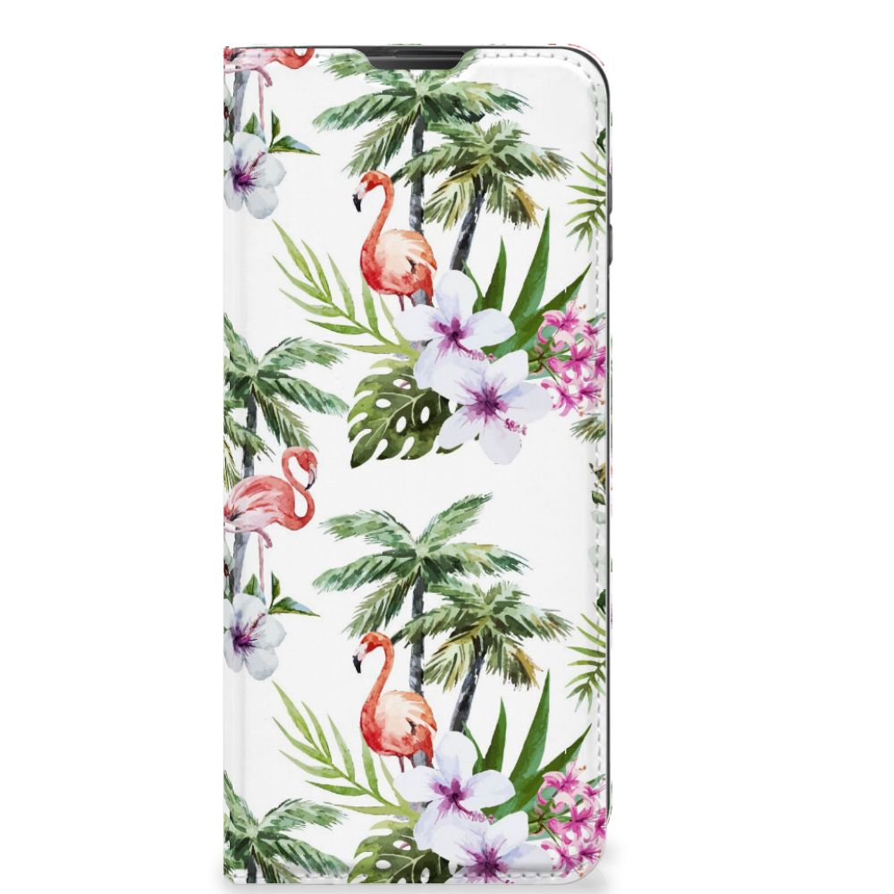 Motorola Moto G 5G Plus Hoesje maken Flamingo Palms - B2C Telecom