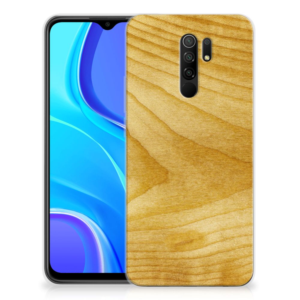 Xiaomi Redmi 9 Bumper Hoesje Licht Hout B2C Telecom