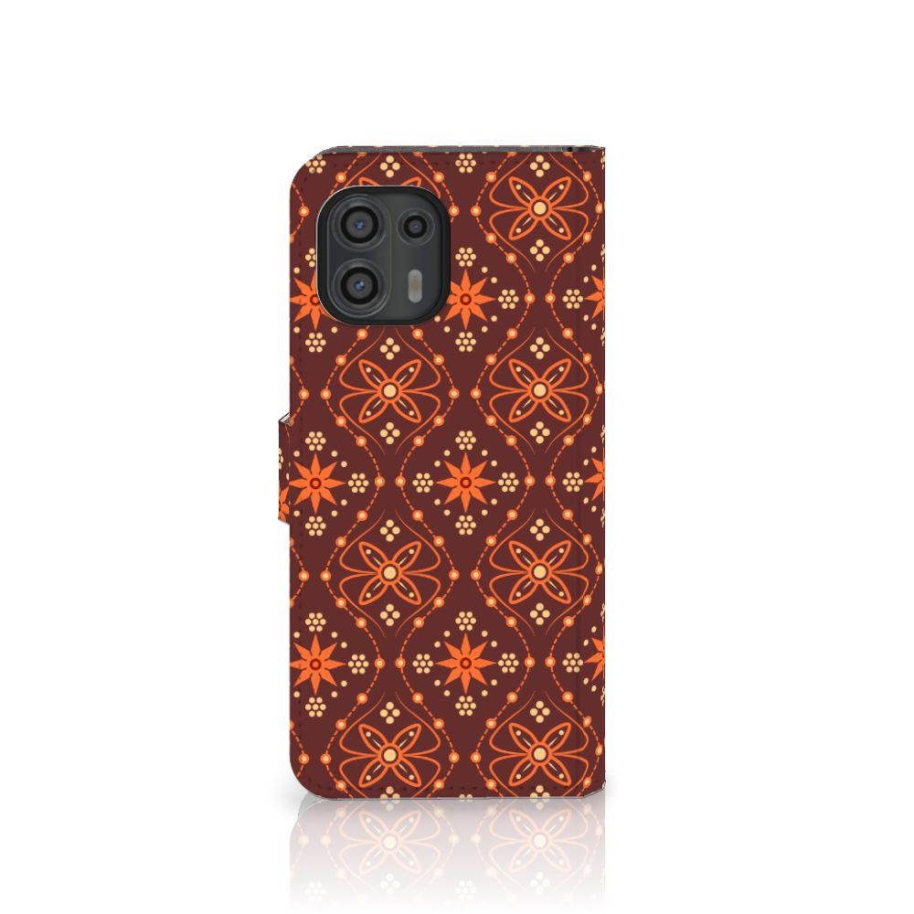 Motorola Edge 20 Lite Telefoon Hoesje Batik Brown