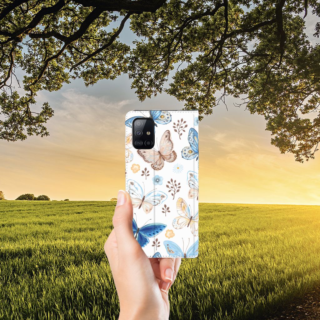 Hoesje maken voor Samsung Galaxy A71 Vlinder - B2C Telecom