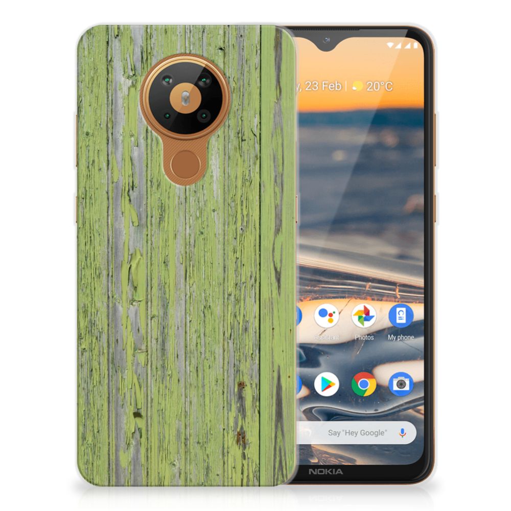 Nokia 5.3 Bumper Hoesje Green Wood B2C Telecom