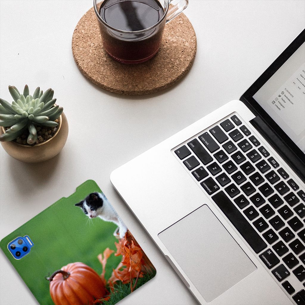 Motorola Moto G 5G Plus Hoesje maken Kitten - B2C Telecom