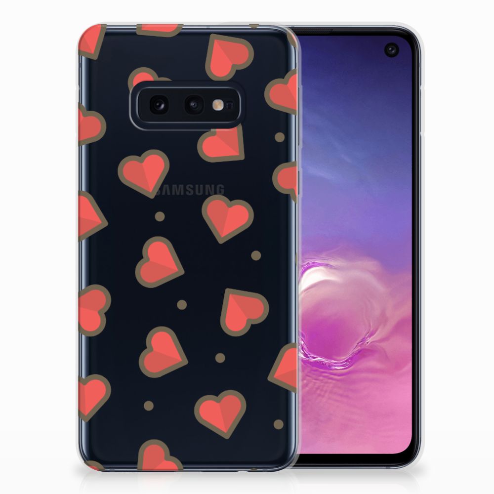 Samsung Galaxy S10e TPU bumper Hearts