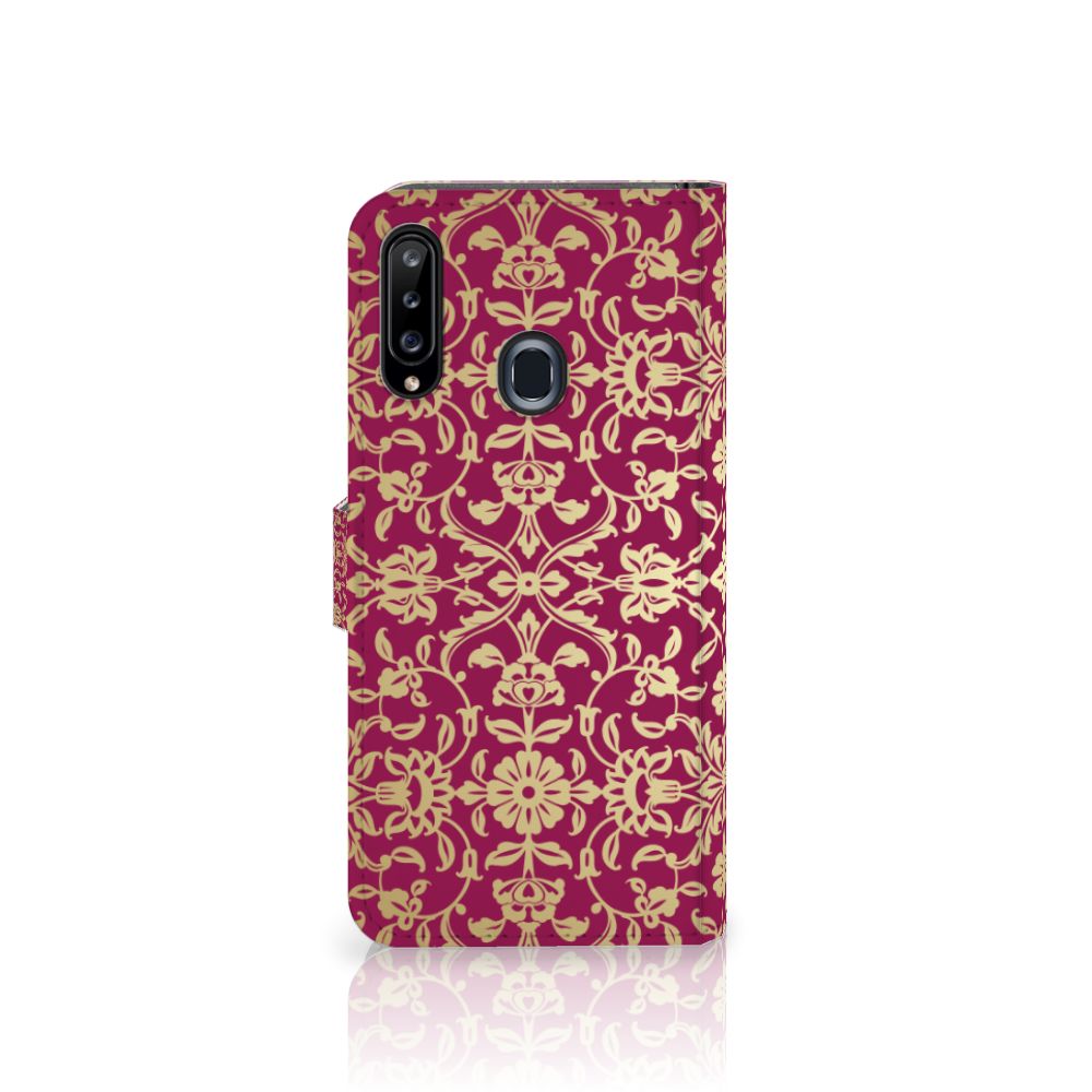 Wallet Case Samsung Galaxy A20s Barok Pink