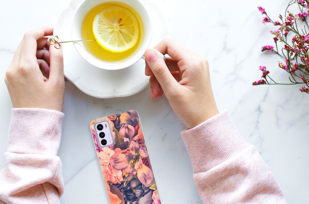 Motorola Moto G42 TPU Case Bosje Bloemen B2C Telecom