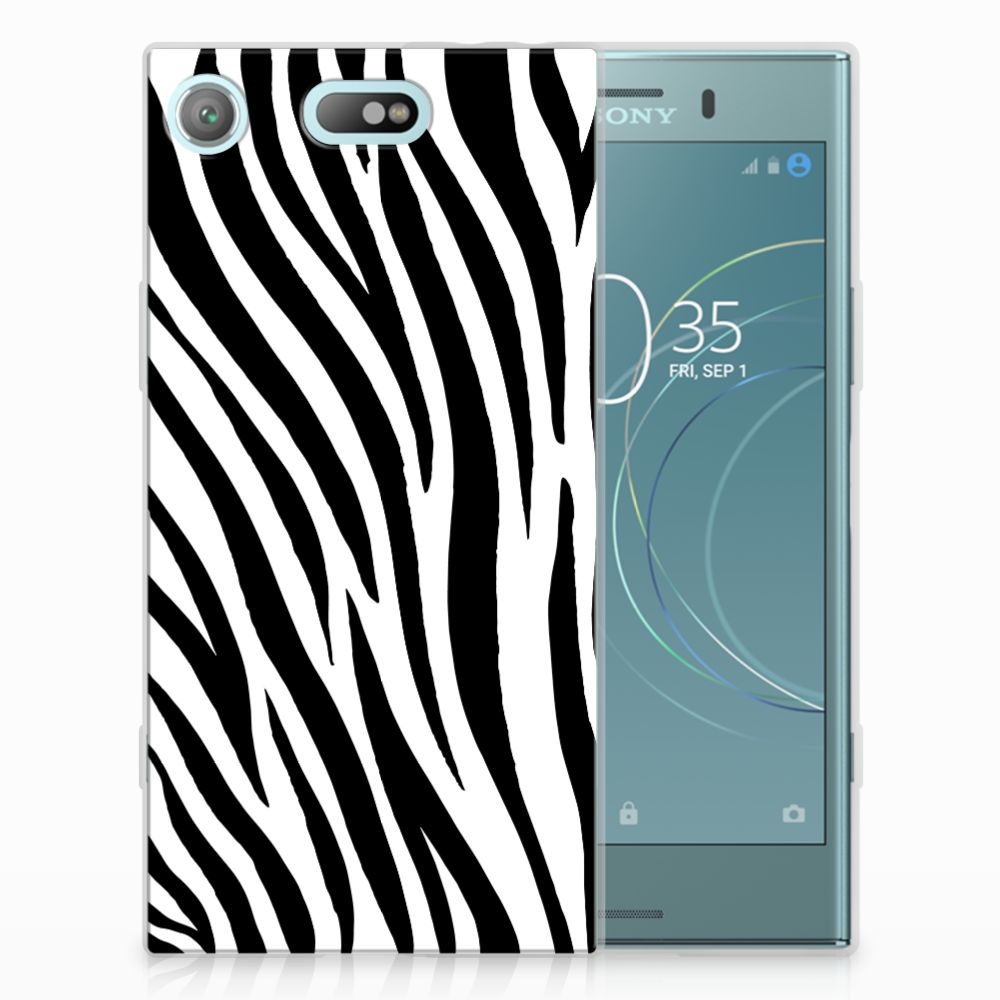 Sony Xperia XZ1 Compact TPU Hoesje Zebra