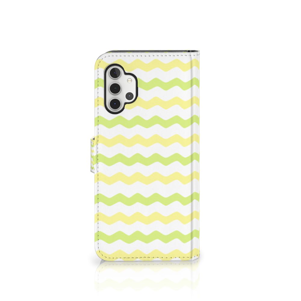 Samsung Galaxy A32 5G Telefoon Hoesje Waves Yellow