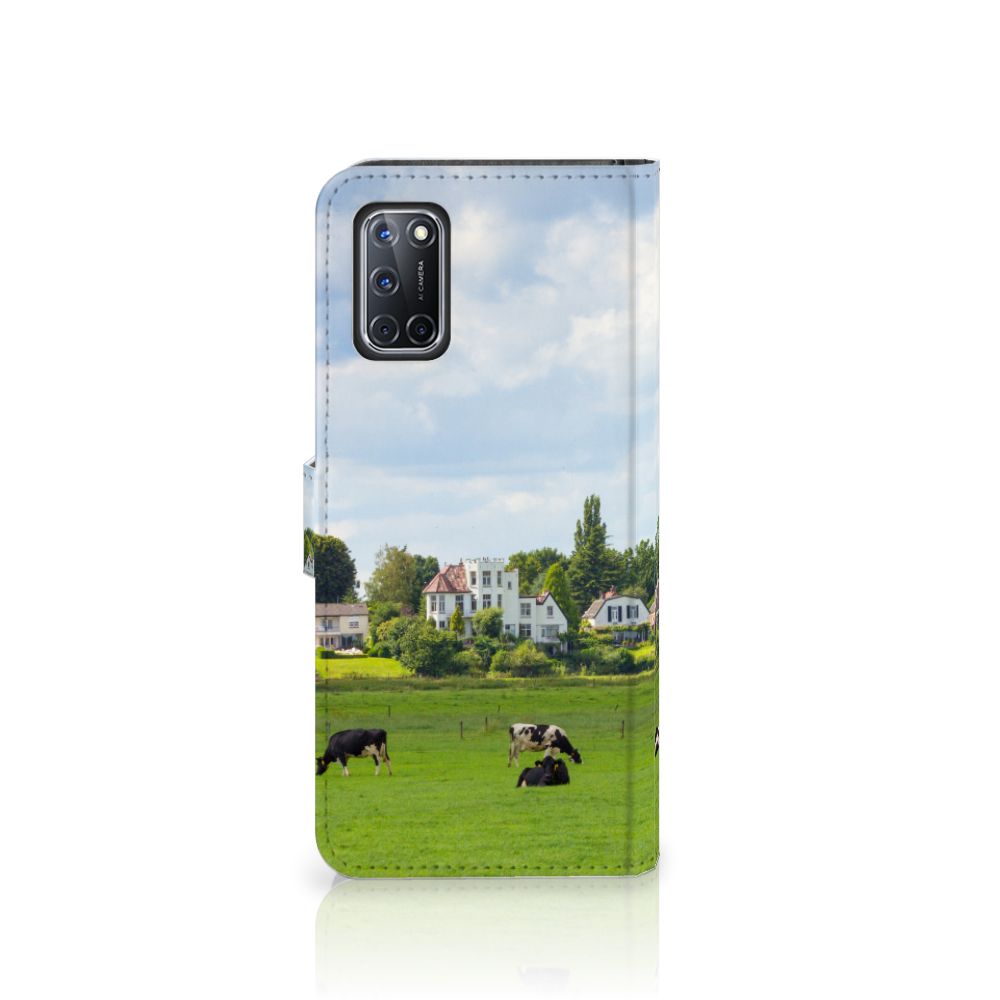 OPPO A72 | OPPO A52 Telefoonhoesje met Pasjes Koeien