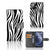 Apple iPhone 12 Mini Telefoonhoesje met Pasjes Zebra