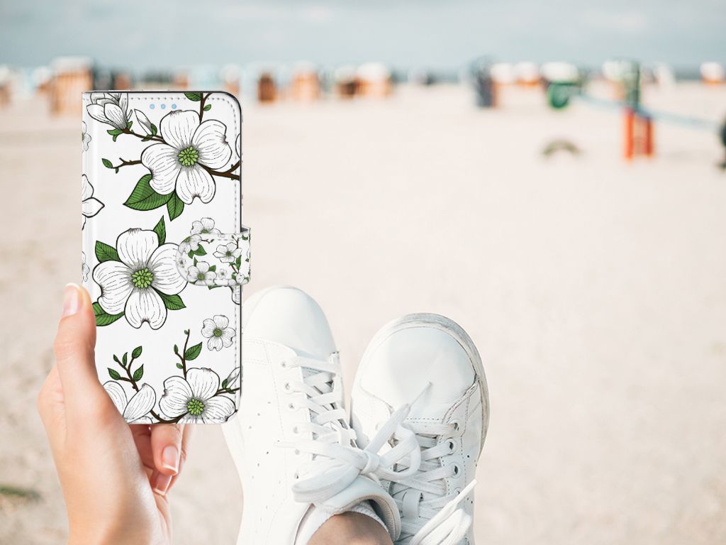 OPPO A74 4G Hoesje Dogwood Flowers