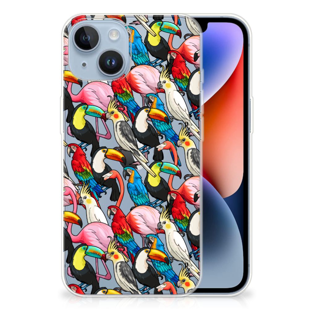 Apple iPhone 14 TPU Hoesje Birds