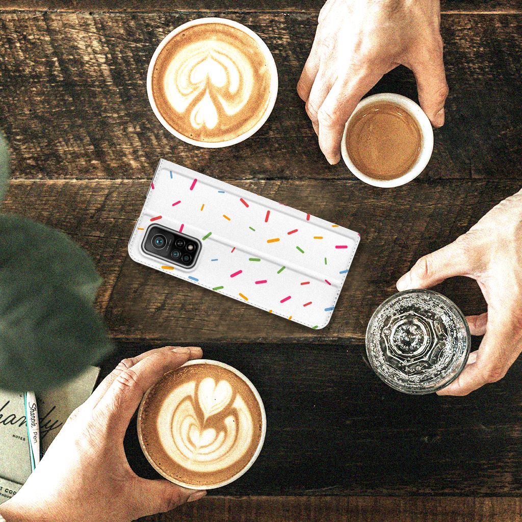 Xiaomi Mi 10T | 10T Pro Flip Style Cover Donut Roze - B2C Telecom