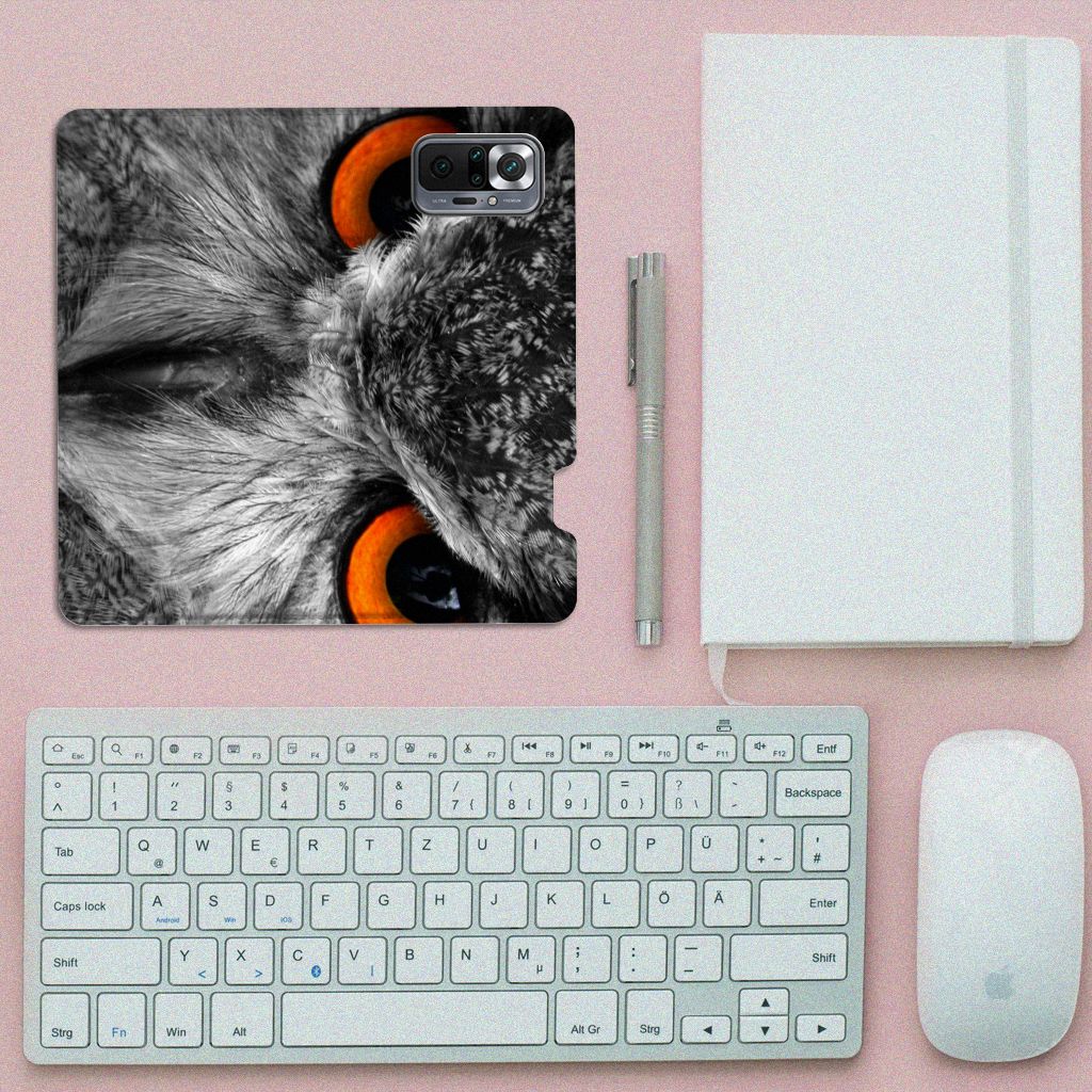 Xiaomi Redmi Note 10 Pro Hoesje maken Uil - B2C Telecom