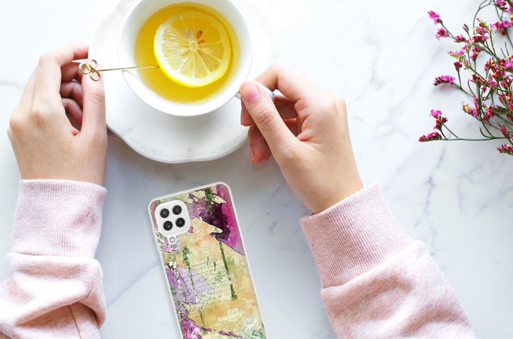 Hoesje maken Samsung Galaxy A22 4G | M22 Letter Painting B2C Telecom