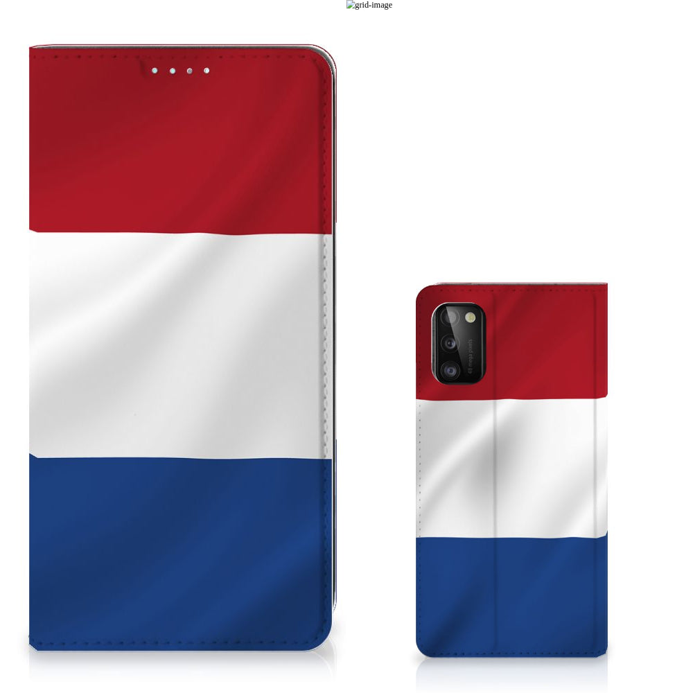 Samsung Galaxy A41 Standcase Nederlandse Vlag