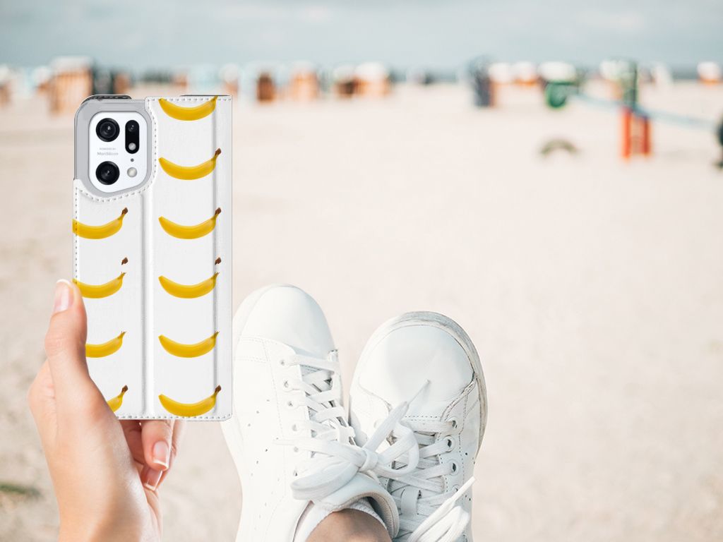 OPPO Find X5 Pro Flip Style Cover Banana - B2C Telecom