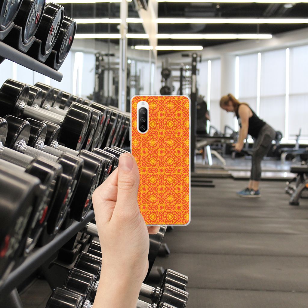 Sony Xperia 10 III TPU bumper Batik Oranje