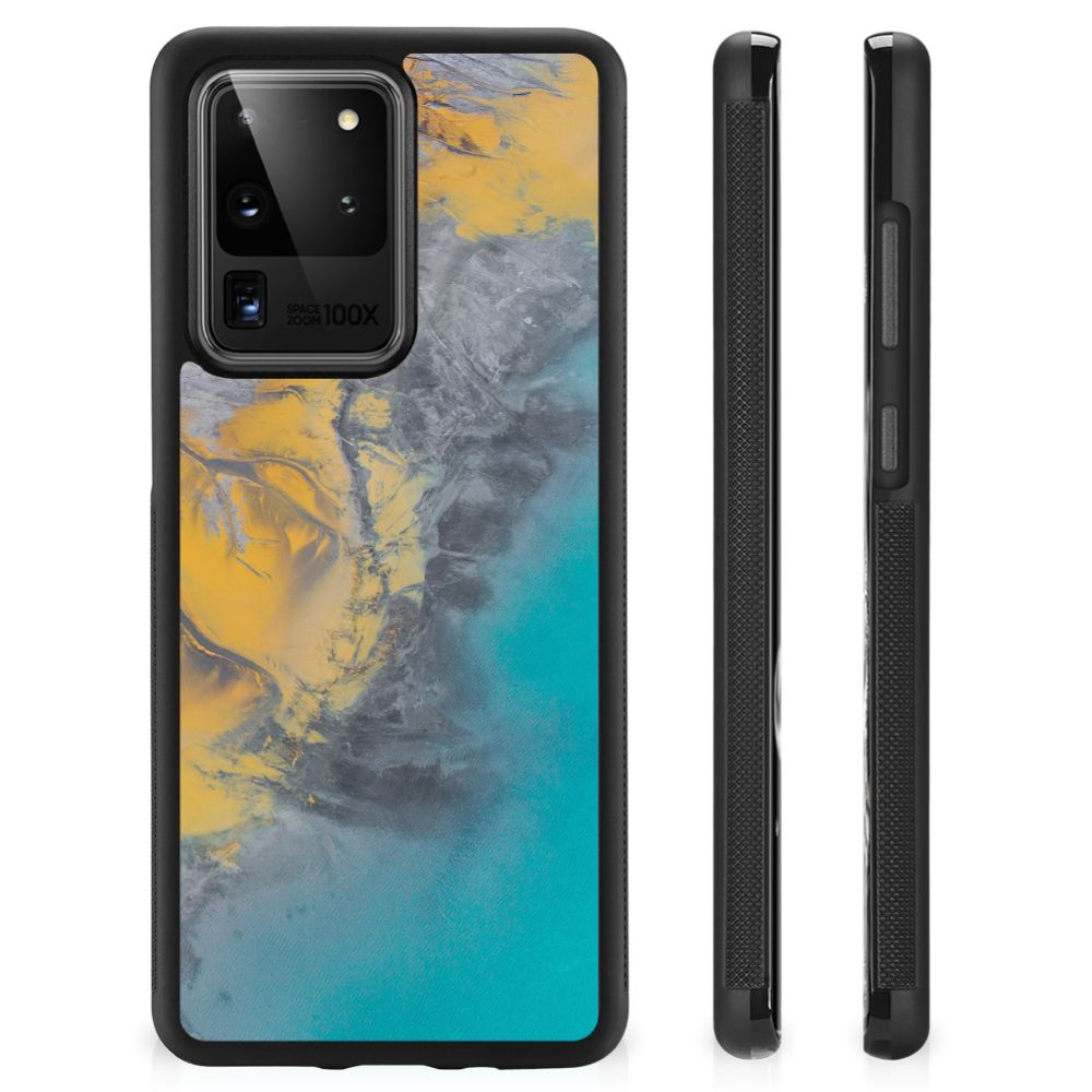 Samsung Galaxy S20 Ultra Gripcase Marble Blue Gold B2C Telecom
