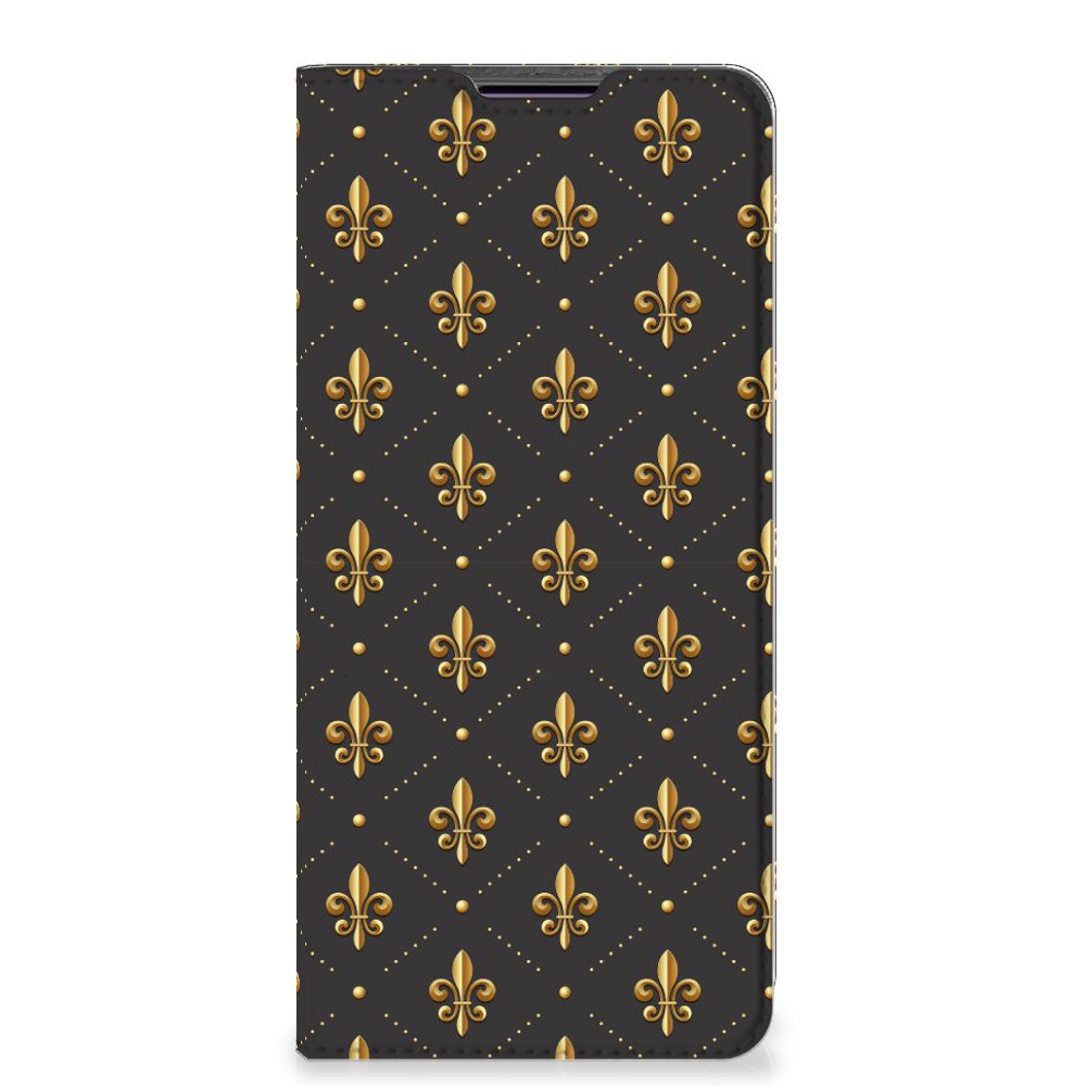 Motorola Edge 30 Pro Hoesje met Magneet Franse Lelie - B2C Telecom