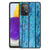 Samsung Galaxy A72 (5G/4G) Houten Print Telefoonhoesje Wood Blue