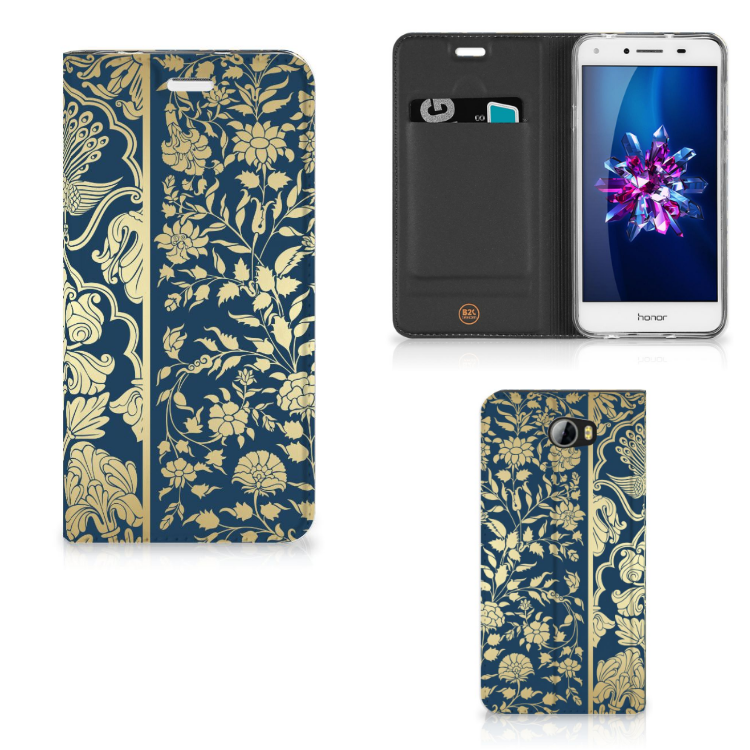 Huawei Y5 2 | Y6 Compact Smart Cover Beige Flowers