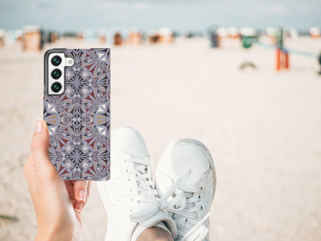 Samsung Galaxy S22 Standcase Flower Tiles - B2C Telecom