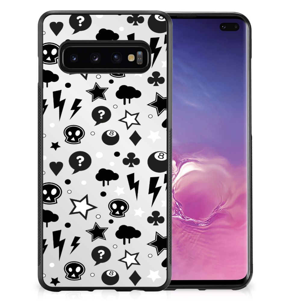 Mobiel Case Samsung Galaxy S10+ Silver Punk