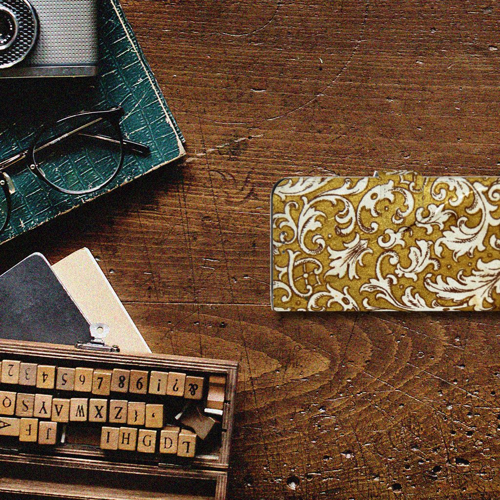 Wallet Case Samsung Galaxy Xcover 5 Barok Goud