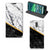 Nokia 2.3 Standcase Marmer Wit Zwart - Origineel Cadeau Man