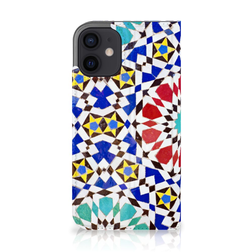 iPhone 12 Mini Standcase Mozaïek - B2C Telecom