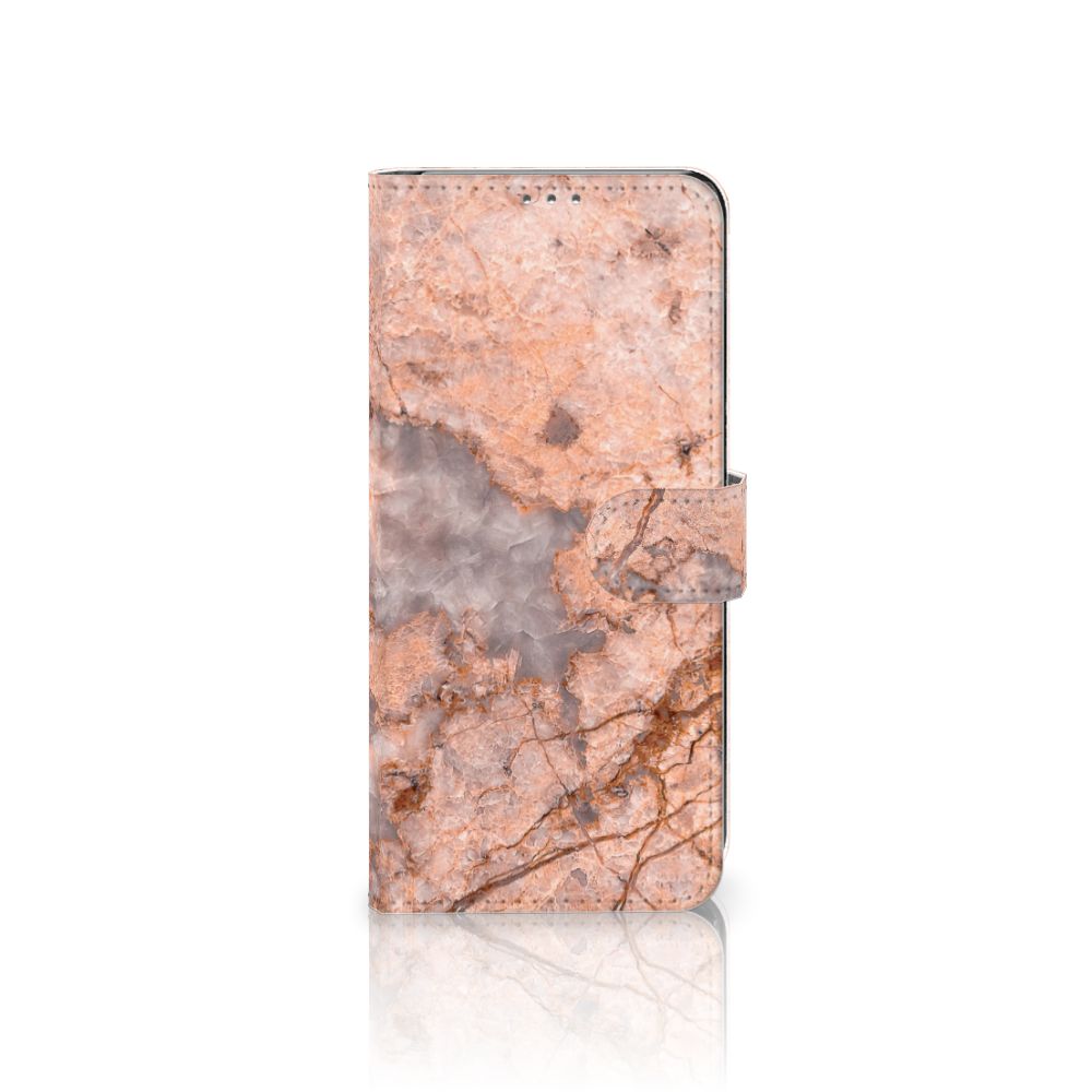 Samsung Galaxy S20 FE Bookcase Marmer Oranje