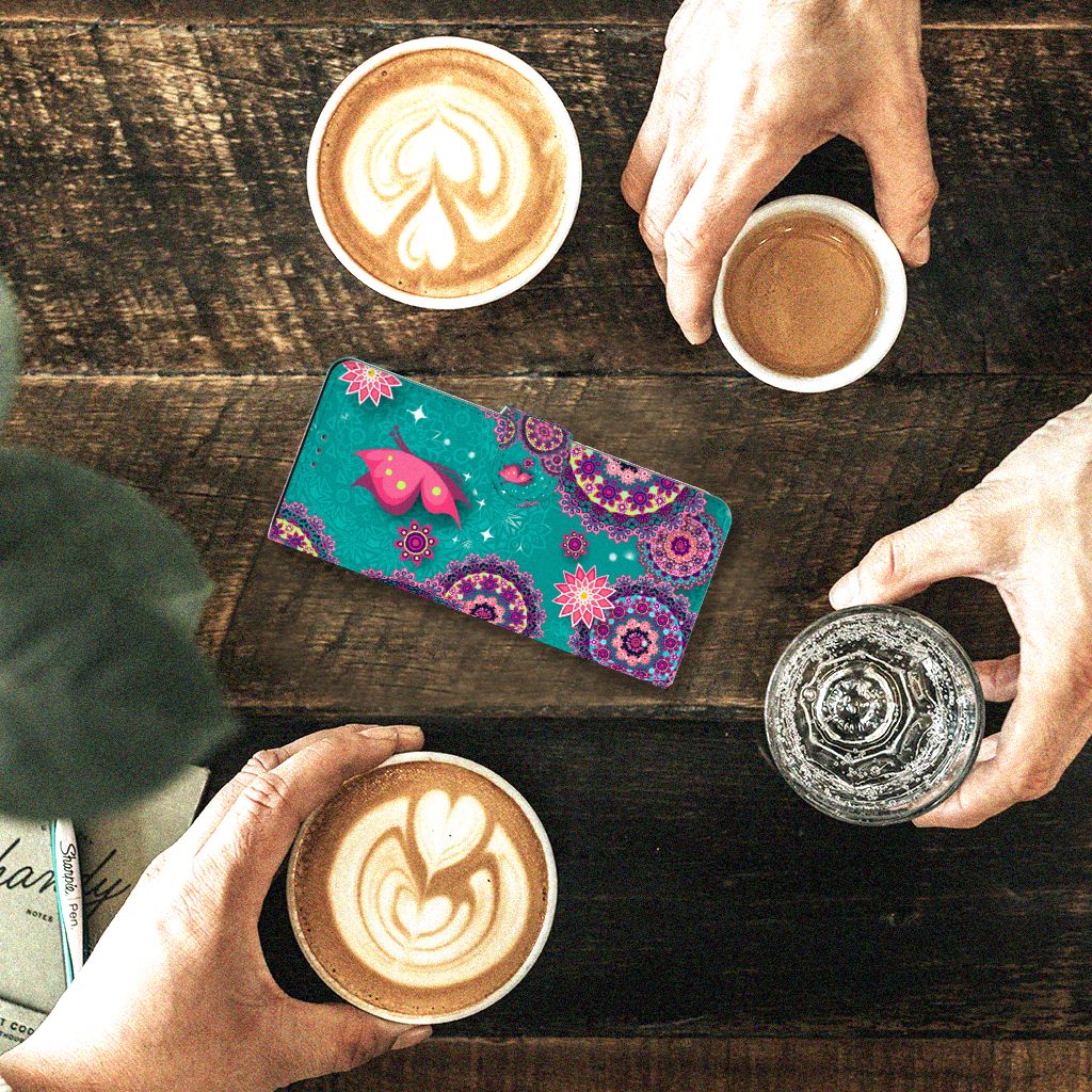 Sony Xperia 5II Hoesje Cirkels en Vlinders