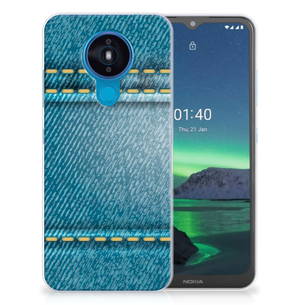 Nokia 1.4 Silicone Back Cover Jeans