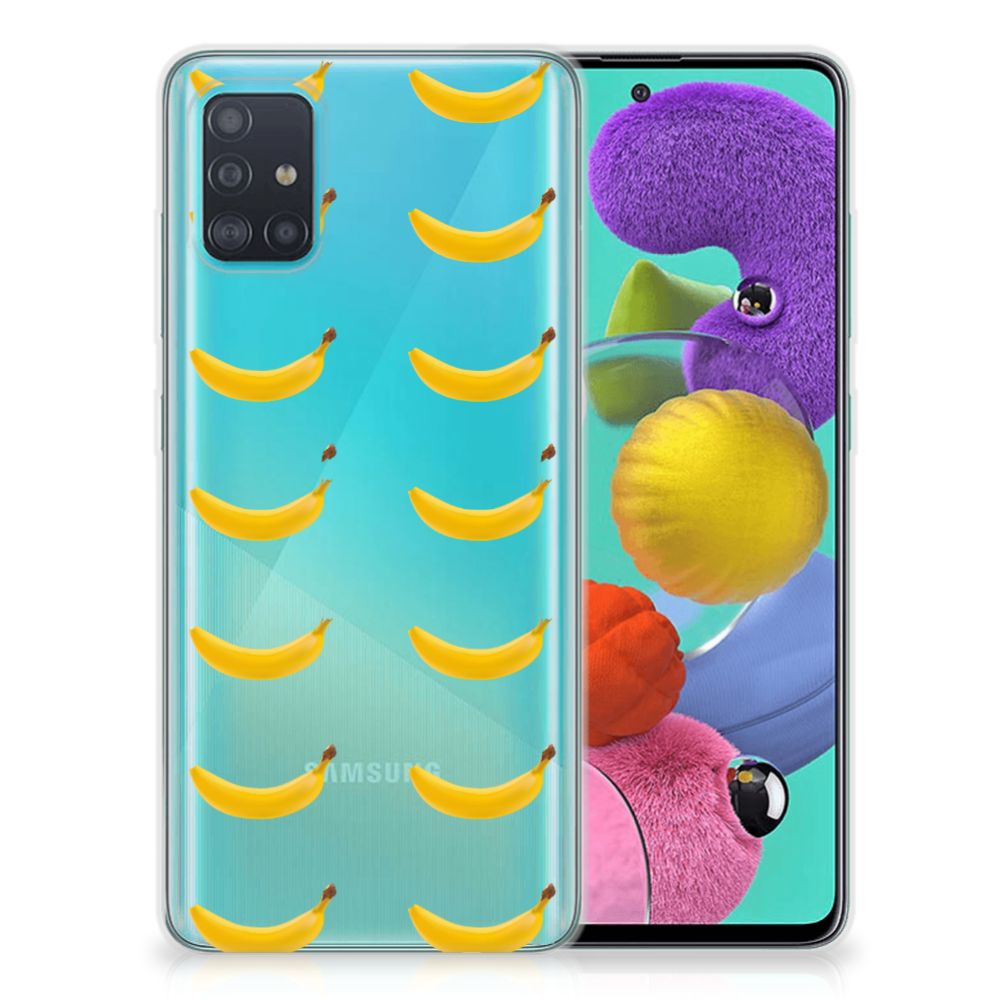 Samsung Galaxy A51 Siliconen Case Banana