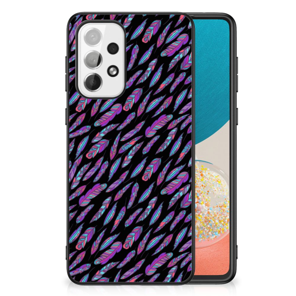 Samsung Galaxy A73 Back Case Feathers Color B2C Telecom
