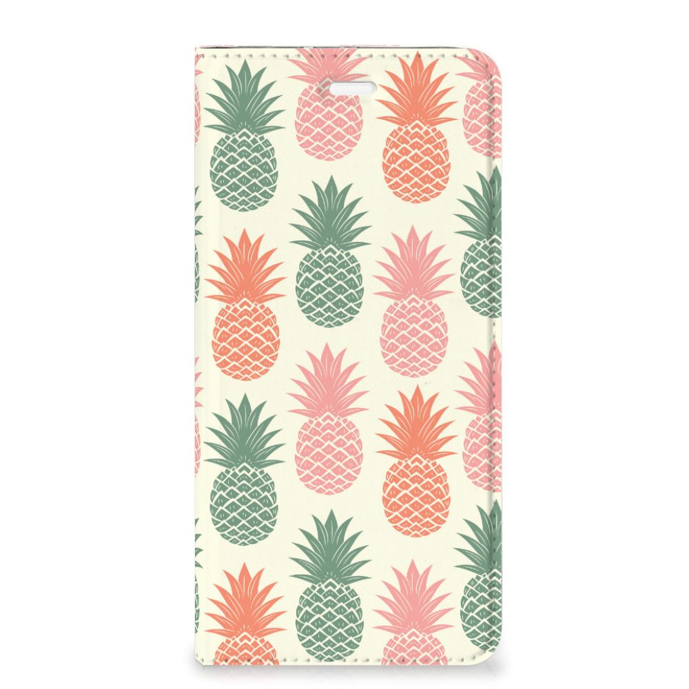 Huawei P10 Plus Flip Style Cover Ananas