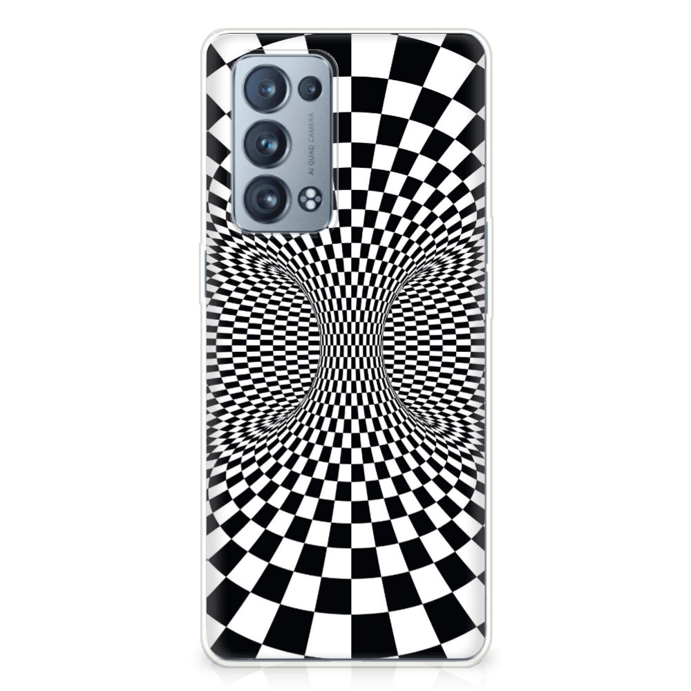 OPPO Reno 6 Pro Plus 5G TPU Hoesje Illusie