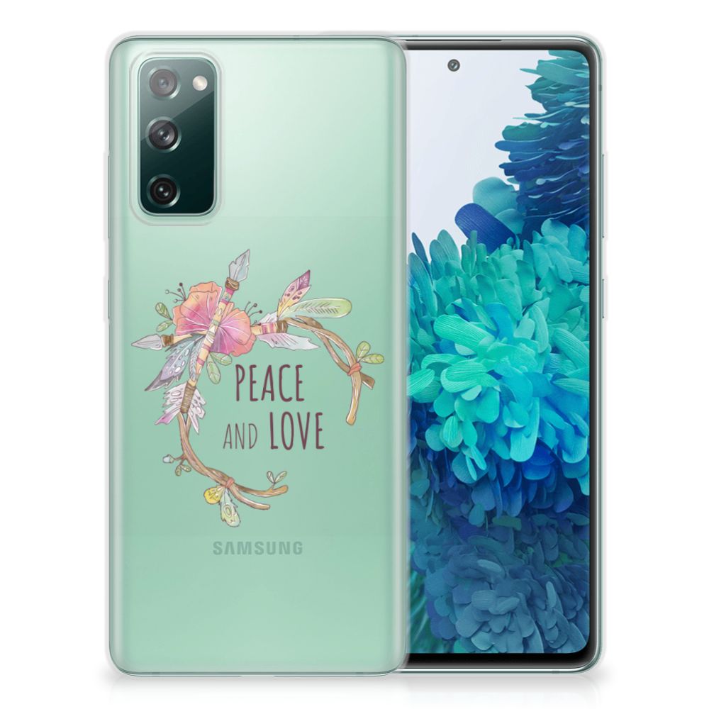 Samsung Galaxy S20 FE Telefoonhoesje met Naam Boho Text B2C Telecom