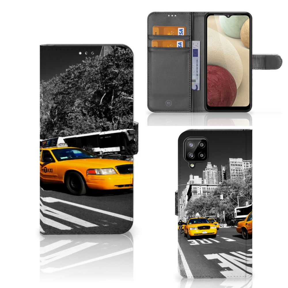 Samsung Galaxy A12 Flip Cover New York Taxi