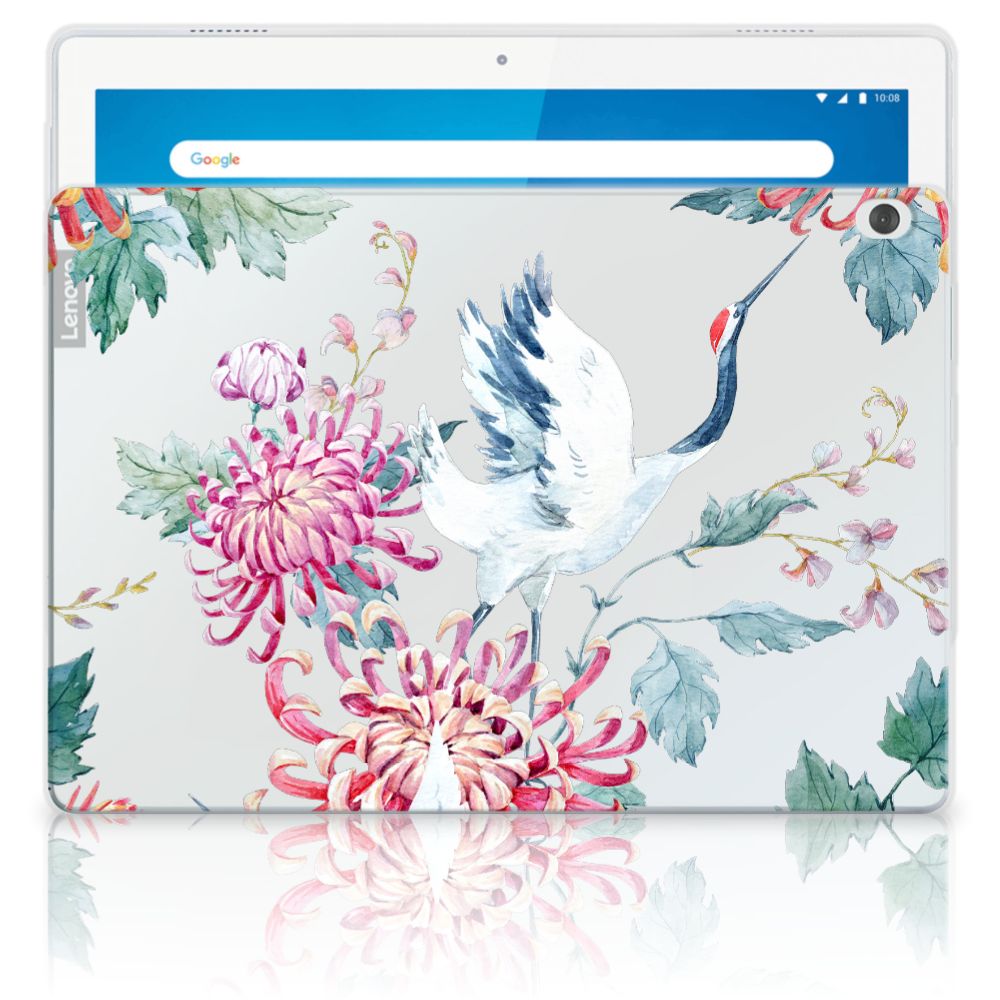 Lenovo Tab M10 Back Case Bird Flowers
