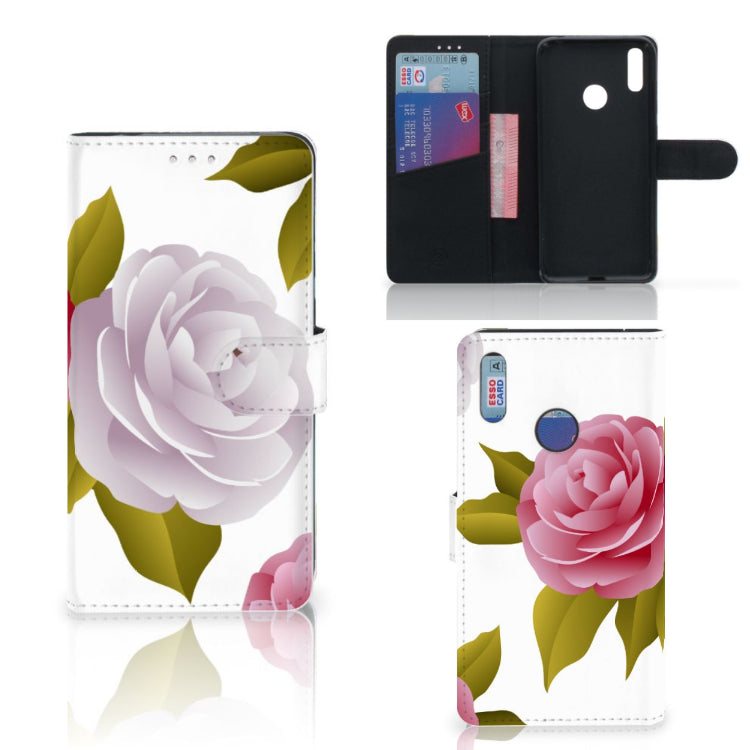 Huawei Y7 (2019) Hoesje Roses